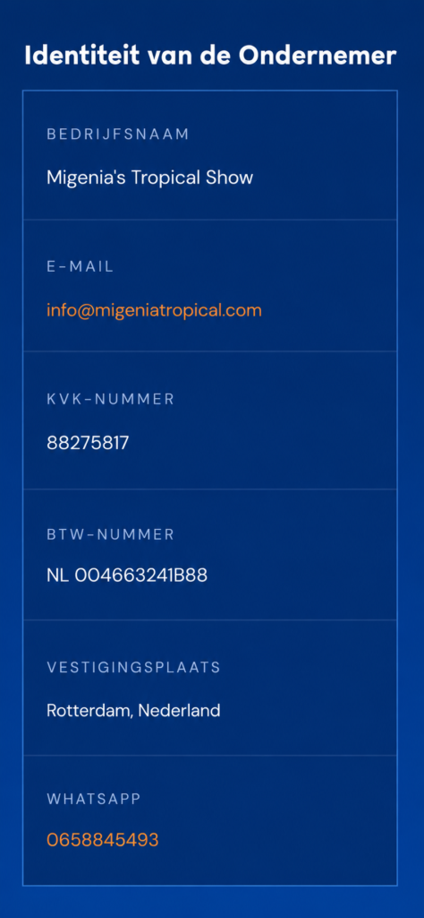 bedrijf informatie